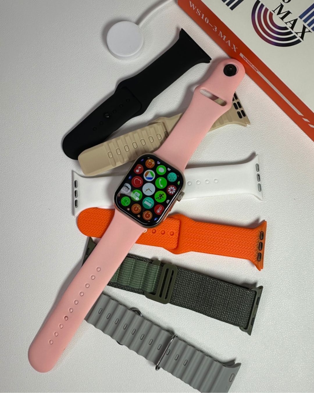 (A) Smartwatch S10 Max con 7 Manillas