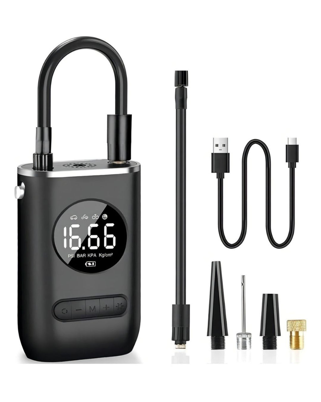 Inflador Portátil y Recargable