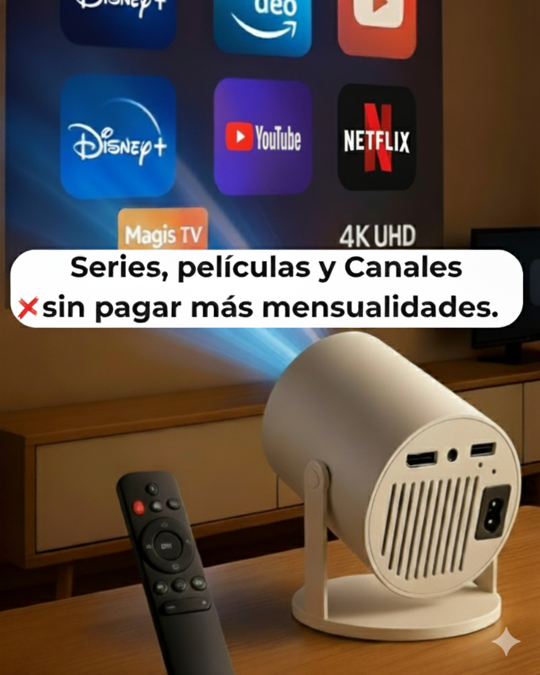 Proyector Ultra Hd Cine en Casa