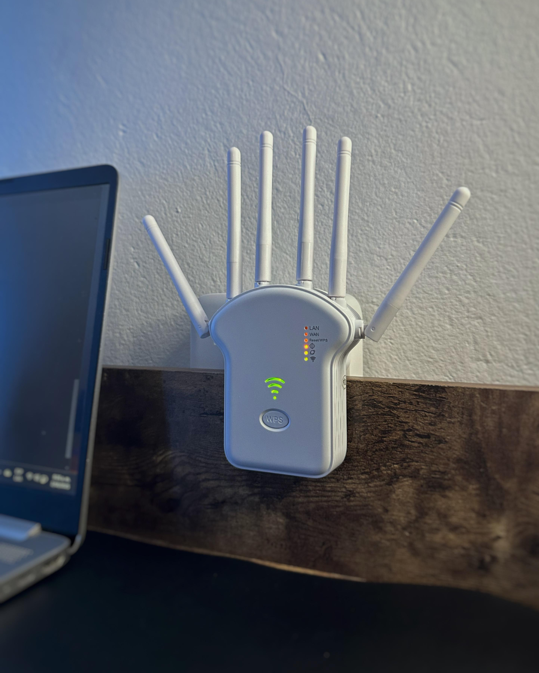 Repetidor Wifi Rompe Muros, 6 Antenas